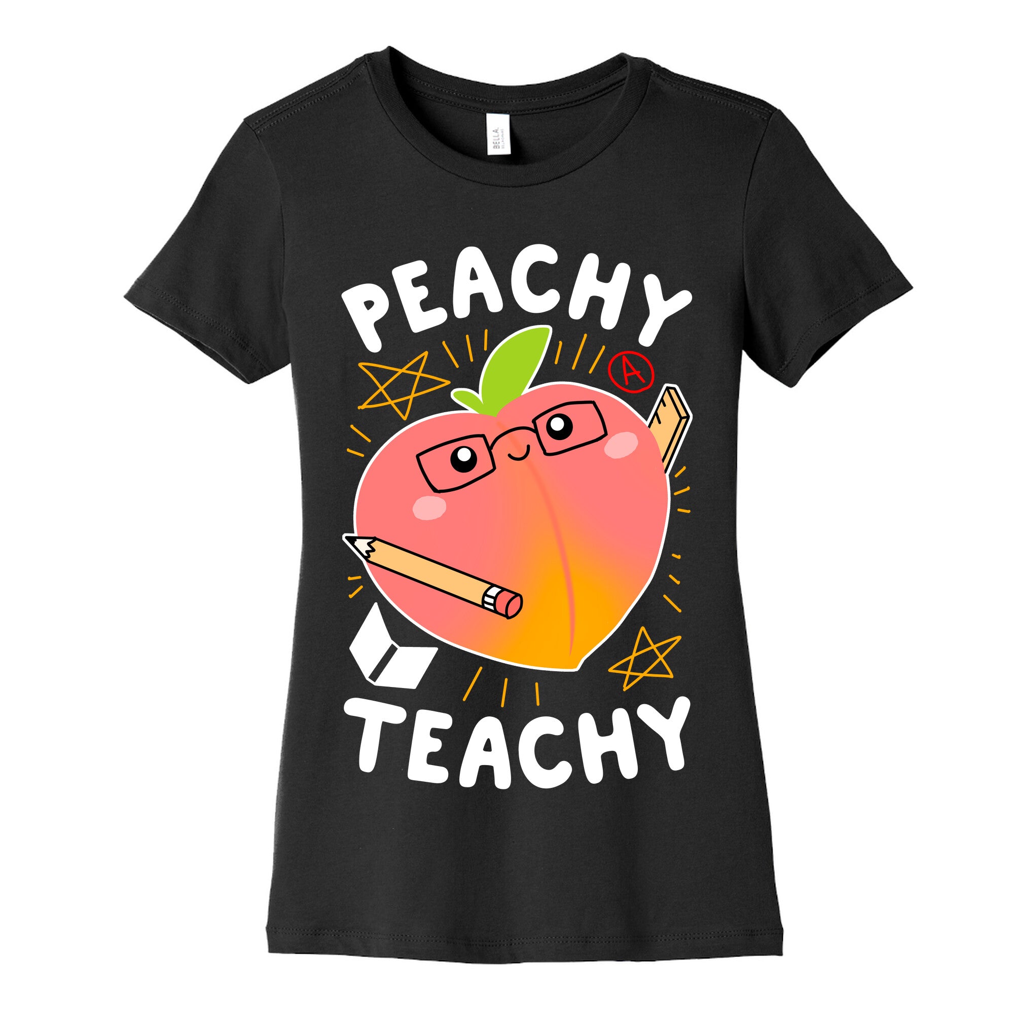Peachy Teachy Women's Cotton Tee